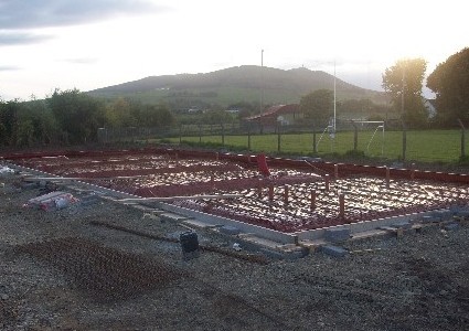 Foundations of the new Dressing Room